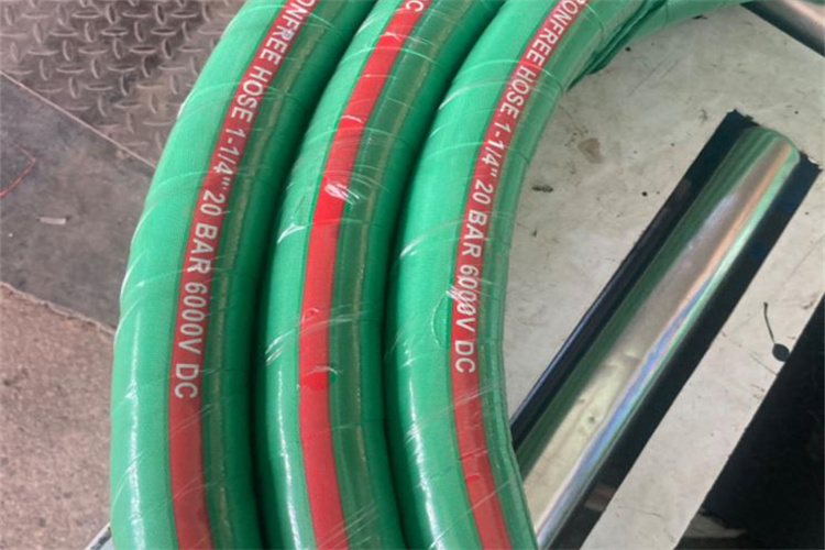 GREEN COLOR EPDM FOOD GRADE SUCTION DISCHARGE HOSE